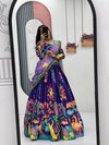 PC 536 Cotton With Kalamkari Print Lehenga With Choli Dupatta Collection Online Wholesale